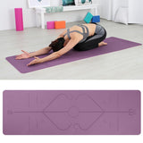 Perigym Violet Tapis de yoga Ligné | Perigym™️